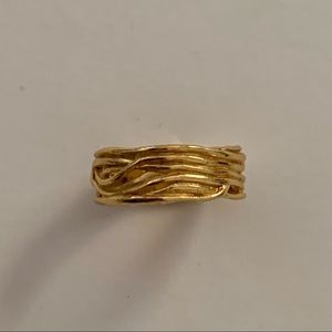 Gorjana 18k Gold Plated Ring sz 7